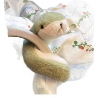 귀여운 녹색 뱀 인형 CJH 뱀의 해 마스코트 접이식 재미있는 간단한 소파 거실 장식 기념품 선물