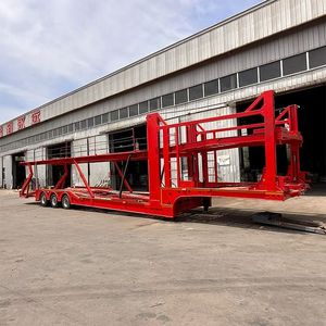 Nuevo Semirremolque Portacoches de Doble Plataforma de Acero Personalizable, con Elevación Hidráulica Automática, Capacidad de Carga de 50-80 Toneladas - Product Image 2