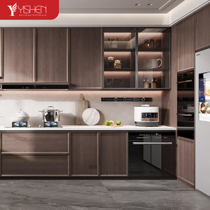 Juego <span class=keywords><strong>de</strong></span> Muebles <span class=keywords><strong>de</strong></span> <span class=keywords><strong>Cocina</strong></span> Modernos <span class=keywords><strong>de</strong></span> Madera, Isla Inteligente Modular <span class=keywords><strong>de</strong></span> Lujo Personalizada con Encimera <span class=keywords><strong>de</strong></span> Cuarzo, Armario Completo para <span class=keywords><strong>Cocina</strong></span> en el Hogar - Product Image 5