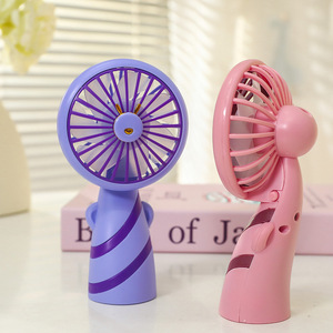 Creative <b>Mini</b> <b>Desk</b> Fan With Rechargeable Battery 2W DC Motor Handheld Portable For Indoor Use - Product Image 5
