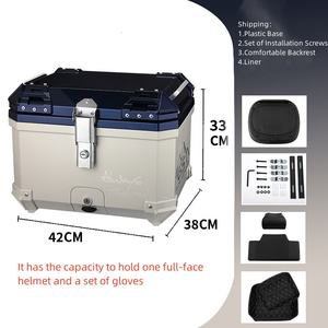 Boîte à bagages rétro expédiée de l'usine, adaptée aux motos HONDA, Honda Cub et 110cc / coffre à bagages pour moto - Product Image 3