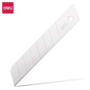 Cuchillas de Repuesto Deli de 18 mm, Caja de 10 Piezas, Tipo Estándar, Acero con Alto Contenido de Carbono SK5, para Uso en Oficina - Product Image 4