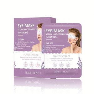 Masque oculaire relaxant à la lavande, masque oculaire chauffant à la vapeur, masque oculaire apaisant et relaxant, patch oculaire à la lavande avec logo personnalisé OEM - Product Image 5