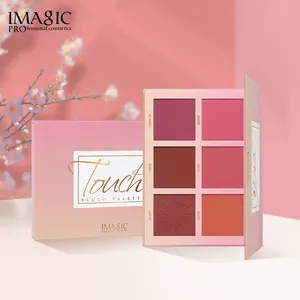 IMAGIC fábrica venda direta 2023 natural blush alta pigmento blush paleta maquiagem blush kit