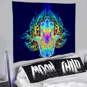 Hot bán Chất lượng cao đã sẵn sàng để tàu và tùy chỉnh Hippie tường treo Trippy psychedelic tấm thảm - Product Image 1