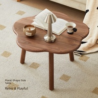Nordischer Massivholz-Couchtisch-Set - Für Wohnzimmer & Schlafzimmer, Auch für den Außenbereich Geeignet