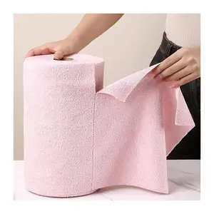 Customized Color Disposable Microfiber Towel Roll Kitchen Towel Set