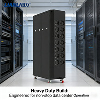 Armoire de serveur hybride air-liquide LIANLI 48U 35KW, armoire réseau IT, équipement d'enclos, centre de données, rack de refroidissement liquide