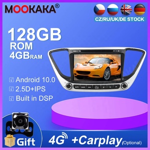 Đài Phát Thanh Xe Hơi Trình Phát Đa Phương Tiện Android Dành Cho Hyundai Verna 2016-2019 Thiết Bị Định Vị GPS Xe Hơi Trình Phát DVD Trên Ô Tô Bộ Phận Phát Thanh Nổi Tự Động - Product Image 2