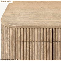 Bureau de luxe en bois massif écologique, poste de travail moderne avec armoire de rangement, espace de travail contemporain pour bureau à domicile et studio