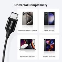 UGREEN EP103 Headphone USB C Berkabel In-Ear dengan Mikrofon dan Kontrol Volume, Isolasi Kebisingan, Port Tipe C