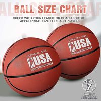 Ballon de basket officiel taille 7, poids 600g, ballon en caoutchouc professionnel pour match et entraînement quotidien, vente en gros