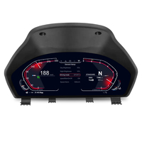 Layar Speedometer LCD 12,3 inci, Panel Instrumen Digital, Kluster Instrumen untuk BMW X5 E70 2006-2013 LINUX