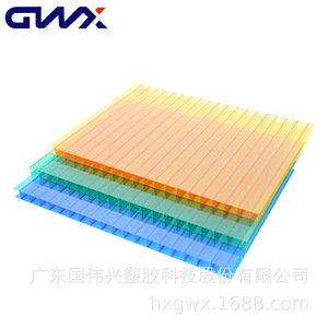 Gwx Hollow Polycarbonate Sheet 5800mm Double Layer Transparent UV Protection Greenhouse Roof Panel - Product Image 3