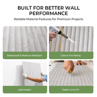 Revêtement mural extérieur en pierre souple MCM imperméable et ignifuge, panneau flexible en pierre MCM de 4-6 mm pour mur