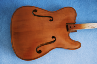 Yunzhi Archtop, corps semi-creux 6 cordes en érable massif et épicéa, semi-fini, sculpté sur mesure, pour performance professionnelle
