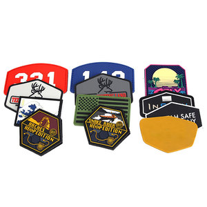 Manufacturer Custom Silicone <strong>Rubber</strong> Embossed 3D Badge Soft PVC Logo <strong>Patches</strong> Customizable Pvc <strong>Patches</strong> - Product Image 2