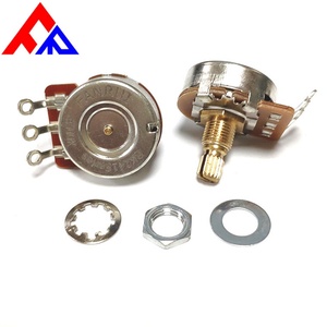 Manufacturer's Direct Sales CTS Same Rotary Potentiometer 10K Metal Shaft Electric Guitar Bass <b>Knob</b> Volume <b>Copper</b> Potentiometer - Product Image 5