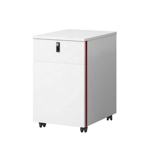 Qualité taille Standard Double face Tube rond jambe métal meubles cadre plusieurs employés Simple bureau travail Table blanche - Product Image 6