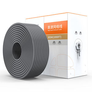 Maille tressée blindage feuille d'aluminium cat 8 câble <span class=keywords><strong>Ethernet</strong></span> réseau pour bureau et ménage chantier de construction - Product Image 2