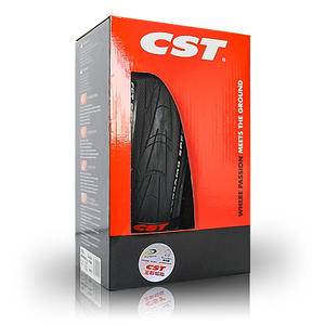 Pneus de vélo Cst C1730 27.5X1.50 VTT semi-lisses résistants aux crevaisons, pneus de route durables - Product Image 1