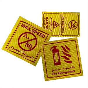 20CMX20CM Camion <span class=keywords><strong>DANGER</strong></span> Autocollant Réfléchissant Fadeless Diamant Grade Autocollant De Voiture Auto-Adhésif - Product Image 3