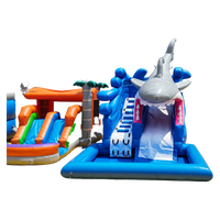 Équipement de jeu intérieur Offre Spéciale maison pleine d'entrain château sautant avec toboggan château gonflable pour les enfants