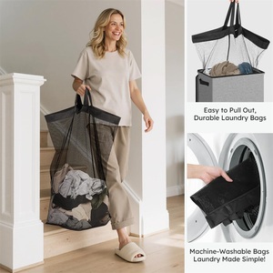 Cestas para <span class=keywords><strong>Ropa</strong></span> <span class=keywords><strong>Sucia</strong></span> CF Laundry de 100L, Cesta de <span class=keywords><strong>Ropa</strong></span> Plegable Grande y Alta con Tapa y <span class=keywords><strong>Bolsa</strong></span> Extraíble para Baño - Product Image 3