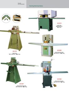 Machine de découpe de moulage de cadre Ps Machine de découpe pneumatique de moulage de cadre en aluminium en bois à Double scie à <span class=keywords><strong>45</strong></span> degrés - Product Image 6