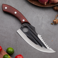 Nouvelle Collection 5.9 pouces Viking couteau forgé à la main couteau de boucher pour couper la viande Chef couperet couteau avec manche en bois de rose