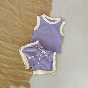 Completi Estivi per Bambini all'Ingrosso, Top e Pantaloncini per Ragazzi e Ragazze, Set 2 Pezzi - Product Image 3