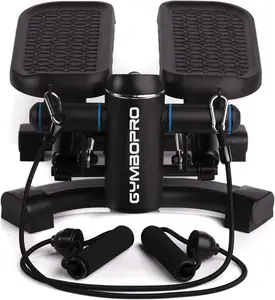 Equipo de Fitness portátil ajustable Mini Stair Stepper para uso en el gimnasio para ejercicios en el hogar y entrenamientos de máquina de paso