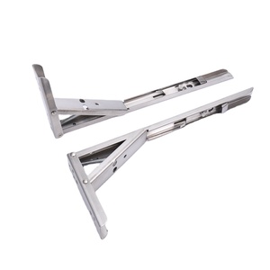 समायोज्य 90 डिग्री तह ढहने वाली दीवार-घुड़सवार लोहा स्टील शेल्फ ब्रैकेट भारी शुल्क काले कोण समर्थन ब्रैकेट - Product Image 3