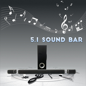 Barra de Sonido Bluetooth 5.1 de 125W Personalizada OEM, con Subwoofer con Cable, para Sistema de Cine <span class=keywords><strong>en</strong></span> Casa, Altavoces de Barra de Sonido para <span class=keywords><strong>TV</strong></span> - Product Image 2