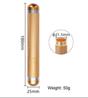 Tube de cigarette et de cigare en acier inoxydable et aluminium usiné CNC pour fumer et stocker
