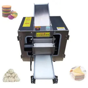 Fideos Dumpling Wonton Wrapper Maker Machine Home Make Pasta Maker Wonton Skin Maker Slicer Dumpling Skin Forming Machine