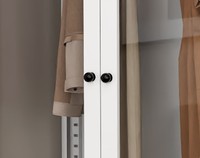 Armoire de rangement moderne en acier inoxydable Godrej pour chambre à coucher, démontable, pour vêtements domestiques