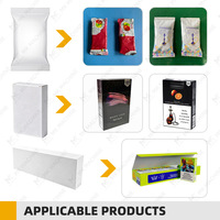 Machine d'emballage automatique de sachets, pliage de boîtes en carton, emballage en cellophane, machine d'emballage de mélasse de chicha