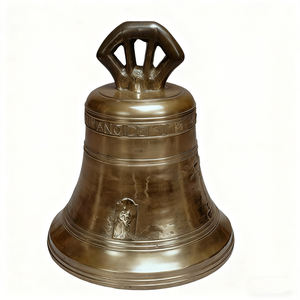 Vente en gros <span class=keywords><strong>de</strong></span> nouvelles sculptures <span class=keywords><strong>de</strong></span> cloches d'église en bronze <span class=keywords><strong>pour</strong></span> temple, modèle en laiton <span class=keywords><strong>de</strong></span> style religieux plaqué peint <span class=keywords><strong>pour</strong></span> les souvenirs d'anniversaire - Product Image 1