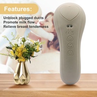 Masseur 3-en-1 NZMAN pour le cou et la poitrine post-partum, soulagement des douleurs maxillaires, avec fonctions de roulement, vibration, chauffage et lactation, étanche