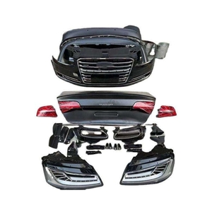 Aplicable a Audi <span class=keywords><strong>A8L</strong></span> 12-17, Versión Antigua de la Nueva D4, Parachoques D4PA Modificado, Faros Delanteros LED Matrix <span class=keywords><strong>W12</strong></span> - Product Image 1