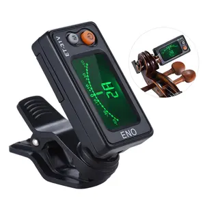 eno ET-31V Multi-function Clip-on Tuner Automatic Tuning Mode for Violin Viola Cello Double Bass Chromatic with LCD Display