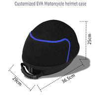 Étui pour casque de moto EVA - Étanche, anti-collision, résistant aux rayures, boîte de rangement portable pour les voyages, logo personnalisé disponible