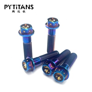 <span class=keywords><strong>Hignt</strong></span> chất lượng xe máy Mặt bích đầu bu lông hợp kim titan hình lục giác bu lông din6921 - Product Image 1