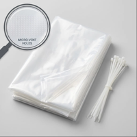 Sacs de rangement robustes pour tapis, sacs en plastique transparents pour emballage professionnel, protection pour déménagement et expédition de tapis, personnalisables OEM, directement de l'usine