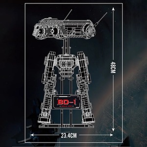 Khuôn Vua 21052 cơ giới đi bộ Hoàng Gia nội thất Walker điện UCS DB-1 planzer khối xây dựng đồ chơi cho trẻ em - Product Image 5