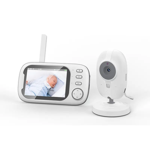 Offre Spéciale : Moniteur Bébé Sans Fil 2.4G avec Caméra HD 720P, Écran 3.5 Pouces, Détection de Température et Pleurs, Communication Bidirectionnelle - Product Image 1