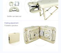 Table de Massage Portable pliable lit chiropratique thérapie canapé tatouage Spa chaise pour ventouses riz blanc