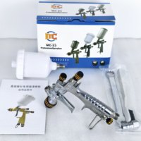 Accessoire pour pistolet de peinture 100cc, pot de peinture fileté G1/8 BSP, gobelet de retouche pour pistolet de peinture, gobelet à gravité en plastique