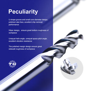 Carburo di tungsteno 65 HRC <span class=keywords><strong>End</strong></span> <span class=keywords><strong>Mill</strong></span> per fresatura strumenti CNC 3 flauti angolo raggio fresatura con su misura ODM/OEM supporto - Product Image 2